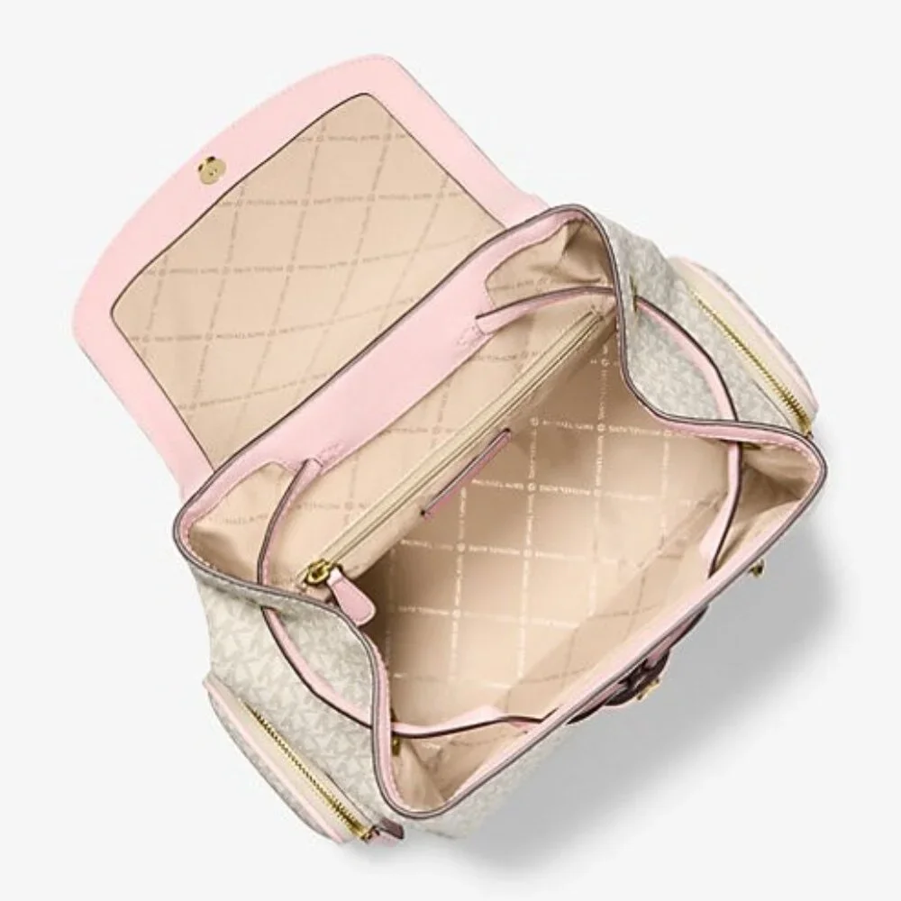 NWT Michael Kors Jet Set Large Logo Backpack - Picture 3 of 5